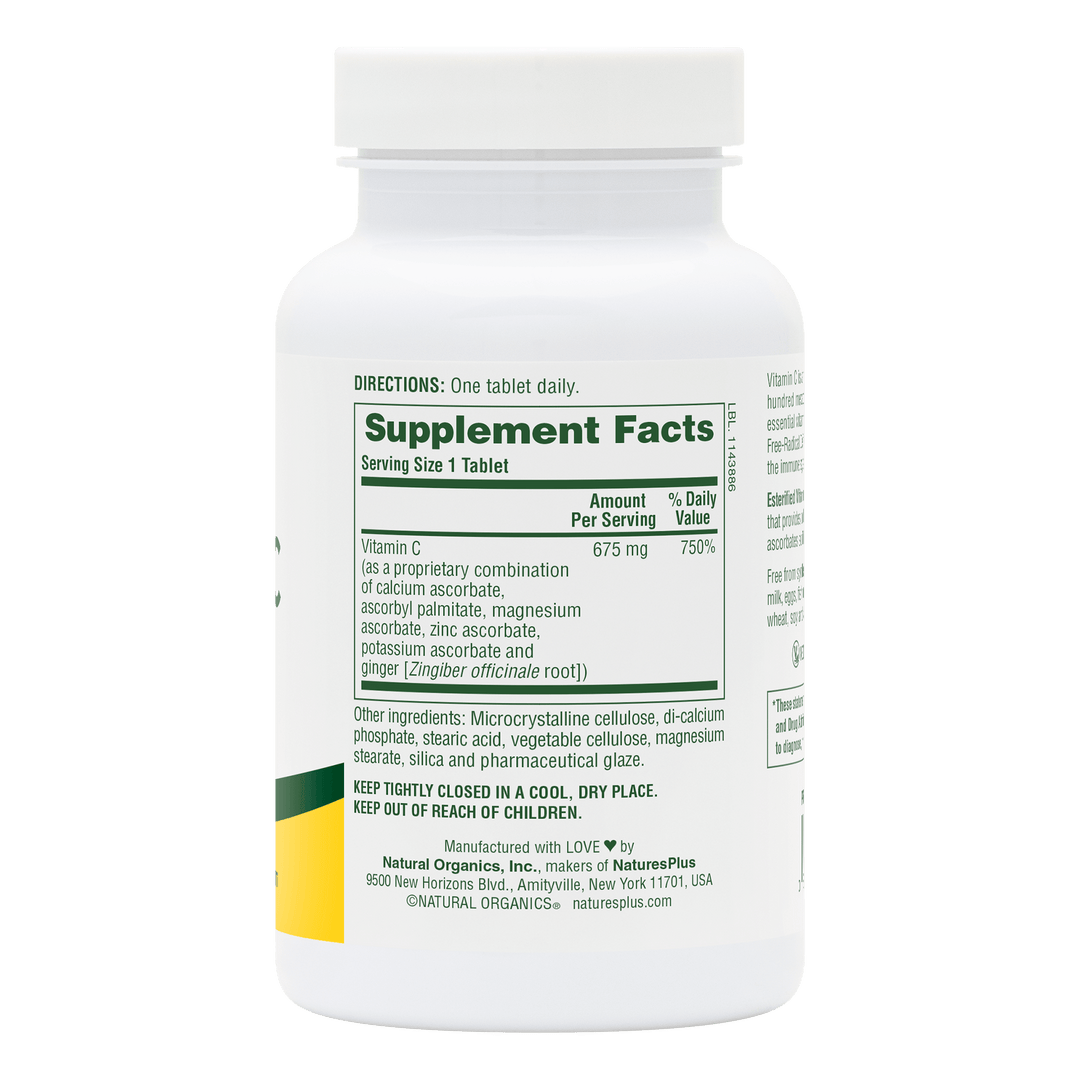 Comprimidos de vitamina C esterificada
90 unidades