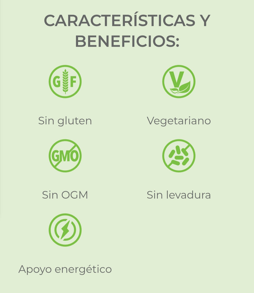 Batido revitalizante de alimentos verdes FRUITEIN ®
1.30 Lib.