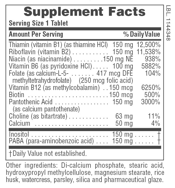 Comprimidos de liberación sostenida Mega B-150
(60 unidades)