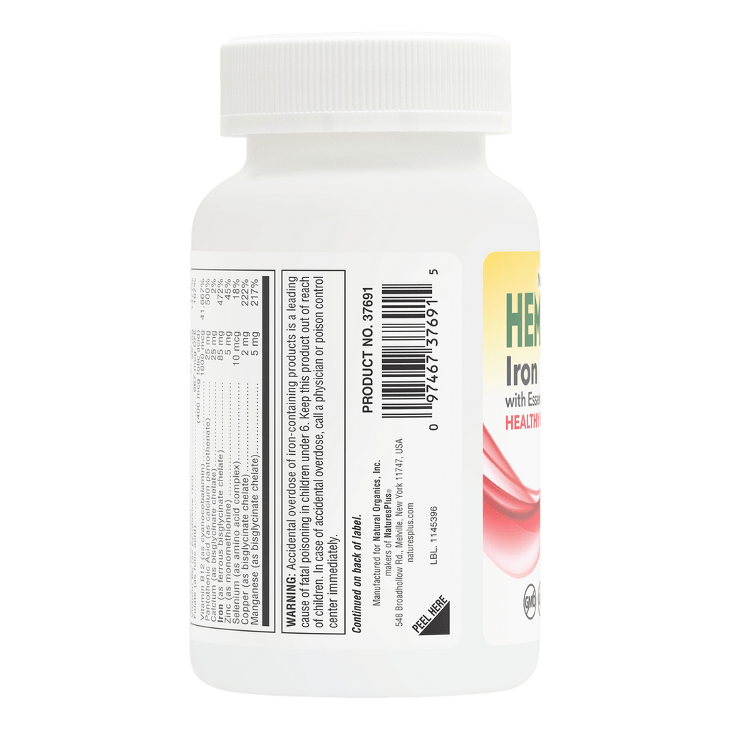 Cápsulas blandas de hierro HEMA-PLEX ® 60 unidades