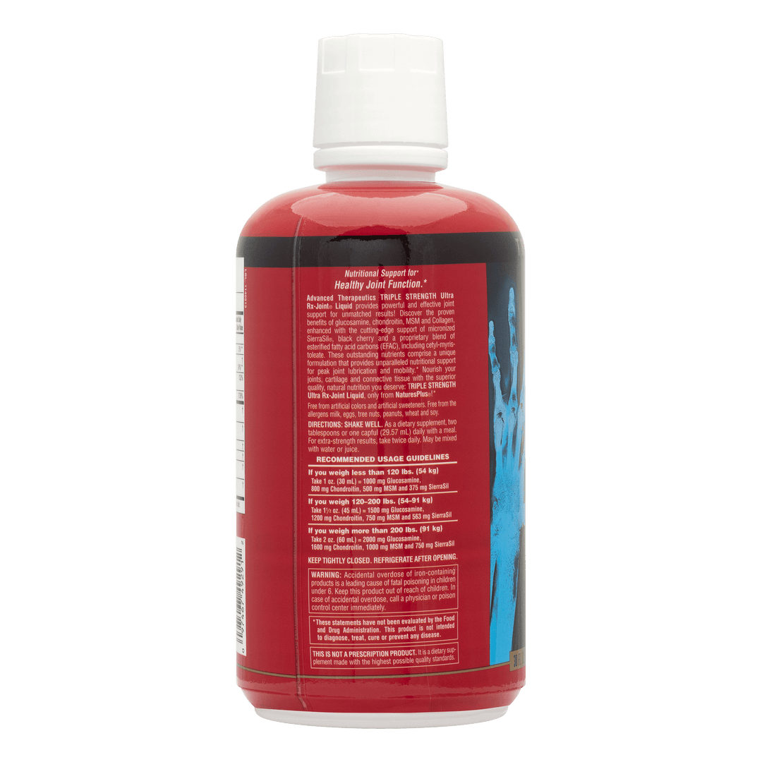 Glucosamina/Condroitina/MSM Ultra Rx-Joint ® Líquido de triple potencia (30 FL OZ)