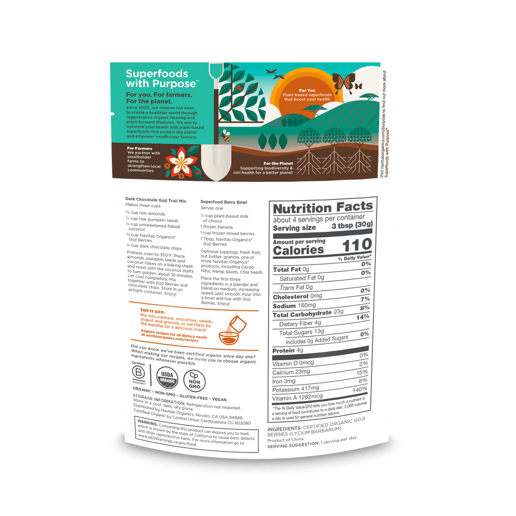 ORGANIC GOJI BERRIES