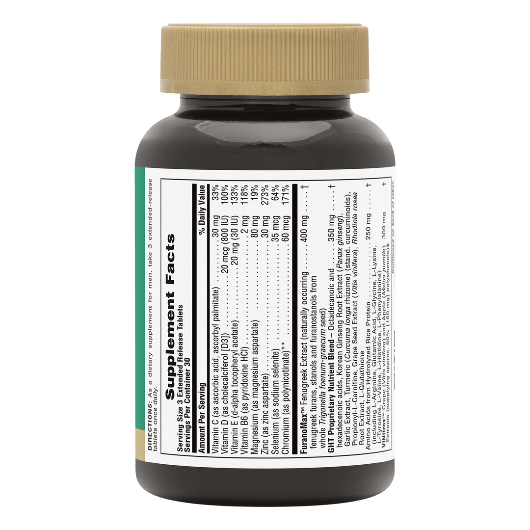 Comprimidos bicapa de liberación prolongada Ultra GHT MALE ™ (90 unidades)