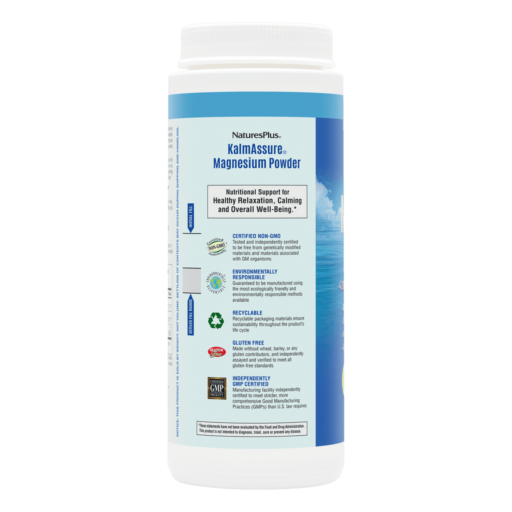 Polvo de magnesio Citrate KalmAssure® Limonada rosa 0,9 lb