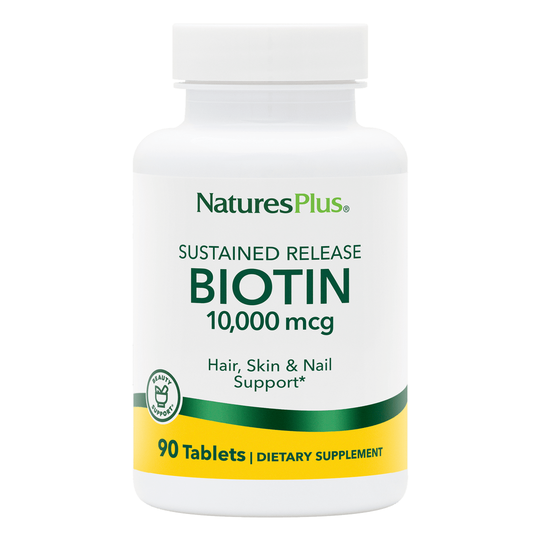 Comprimidos de biotina de 10.000 mcg (90 unidades)