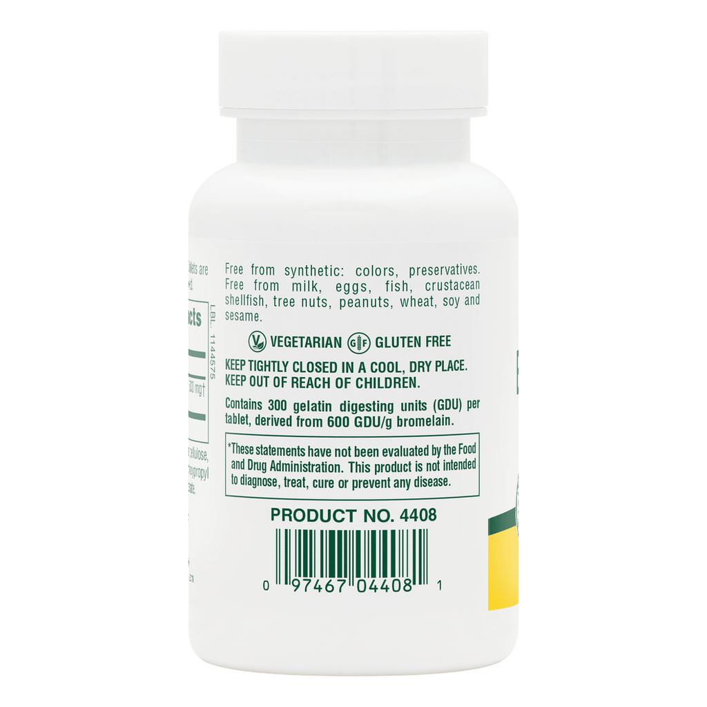 Comprimidos de bromelina de 500 mg
60 unidades