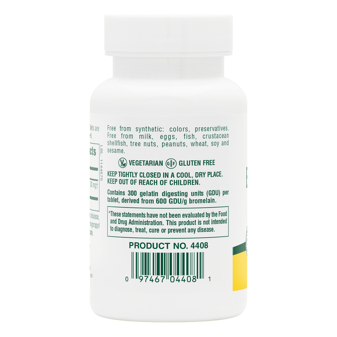 Comprimidos de bromelina de 500 mg
60 unidades