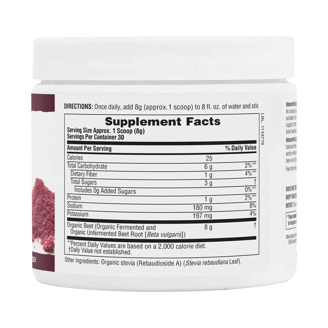 Polvo de remolacha orgánica
240g -