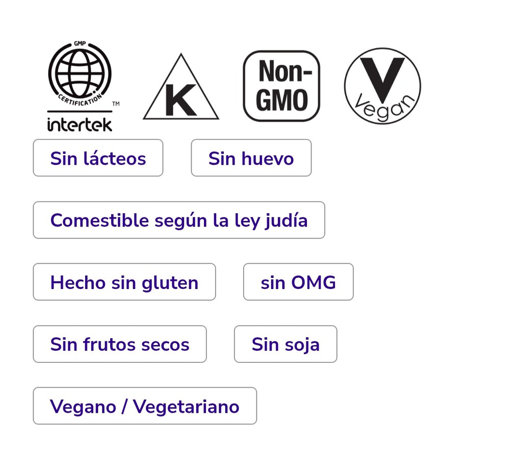 Cápsulas vegetales de glicina de 1000 mg
