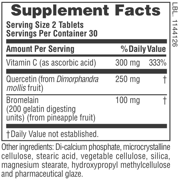 Comprimidos de Quercetin Plus ®
(60 unidades)