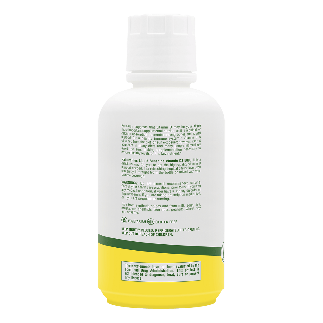 Vitamina D3 líquida Sunshine
16 oz