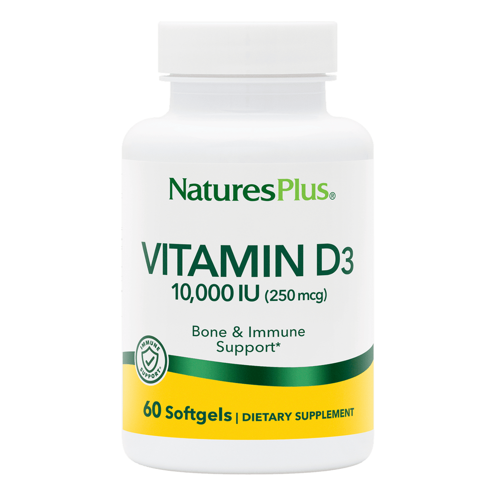 Cápsulas blandas de vitamina D3 de 10 000 UI
60 unidades