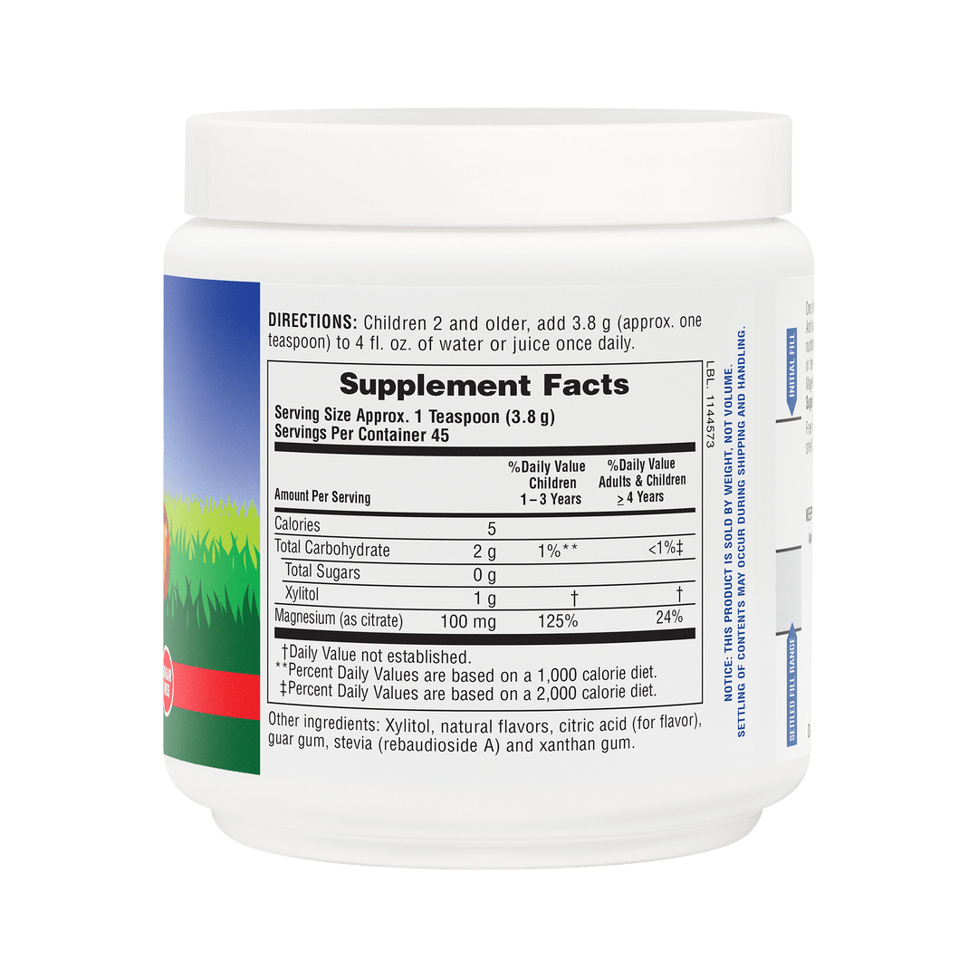 Polvo de magnesio MagKidz sin azúcar Animal Parade ®