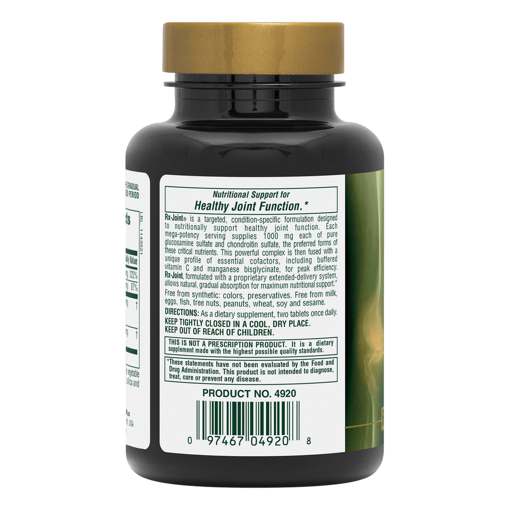 Comprimidos de glucosamina/condroitina Rx- Joint®
60 unidades