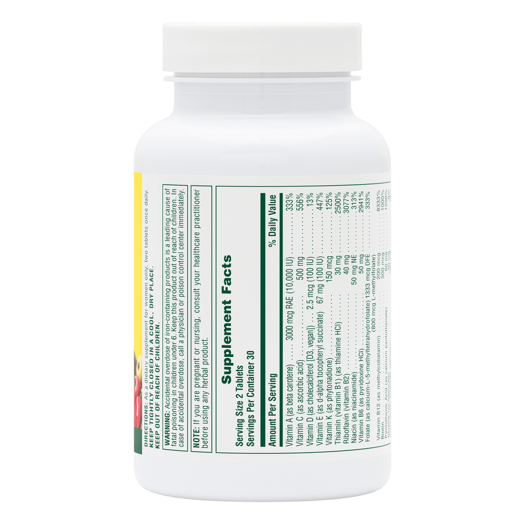 Comprimidos multivitamínicos Source of Life® para mujeres
60 unidades