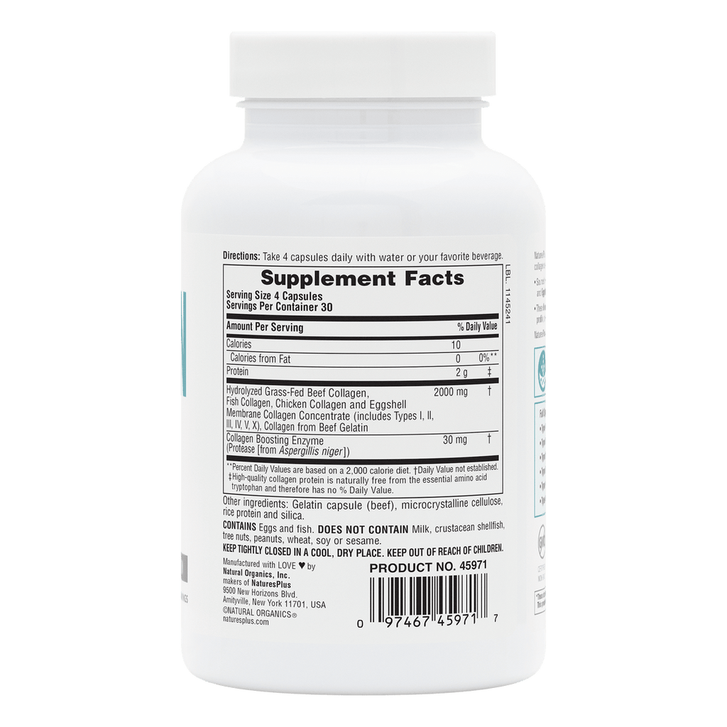 Cápsulas de péptidos de colágeno (120 unidades)