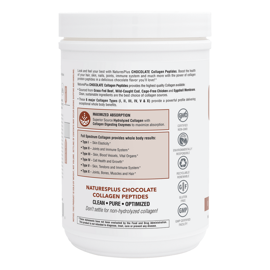 Péptidos de colágeno de chocolate (0,83 lb)