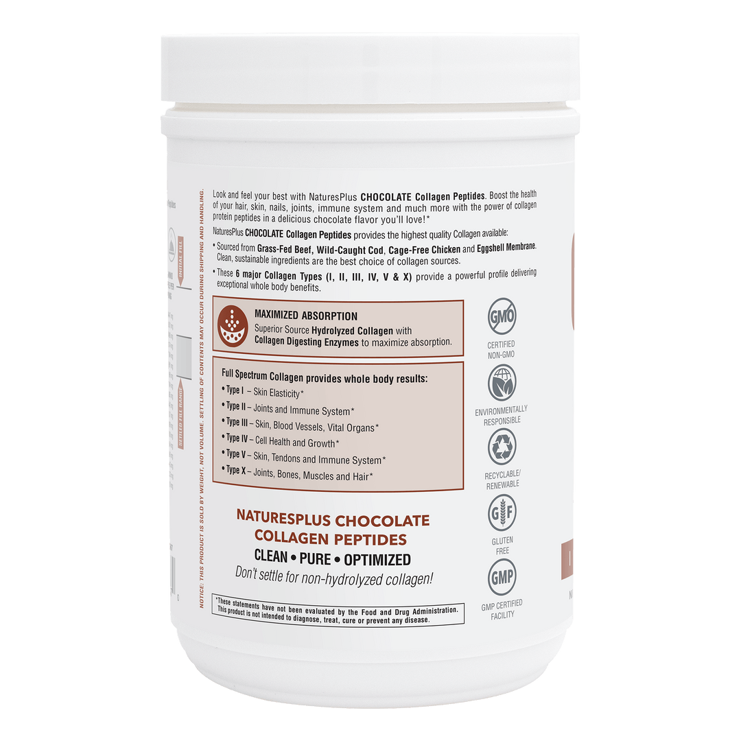 Péptidos de colágeno de chocolate (0,83 lb)