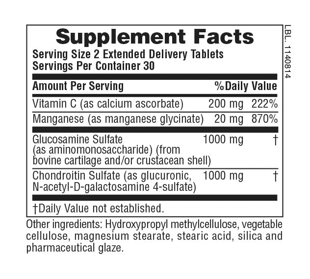 Comprimidos de glucosamina/condroitina Rx- Joint®
60 unidades