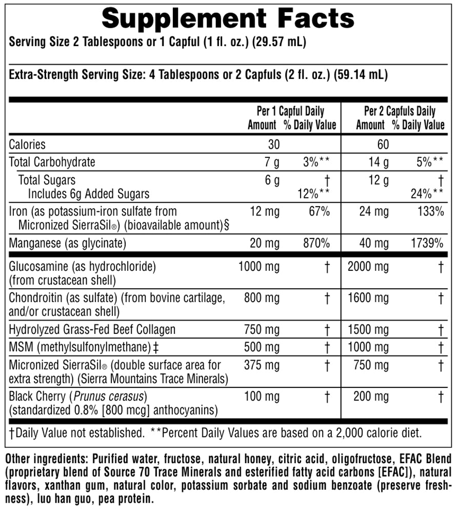 Glucosamina/Condroitina/MSM Ultra Rx-Joint ® Líquido de triple potencia (30 FL OZ)