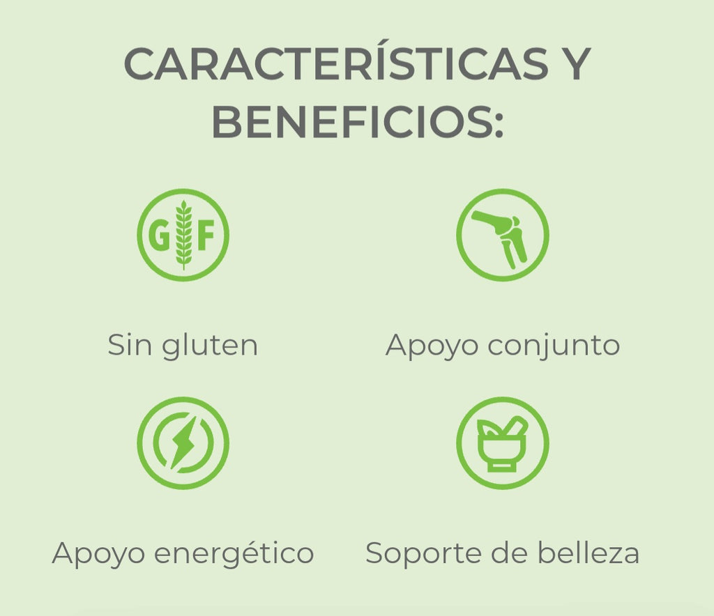 Cápsulas de péptidos de colágeno (120 unidades)