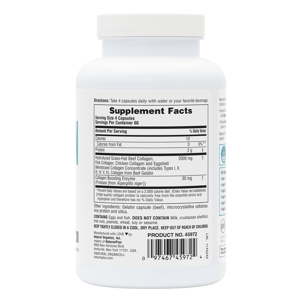 Cápsulas de péptidos de colágeno (240 unidades)