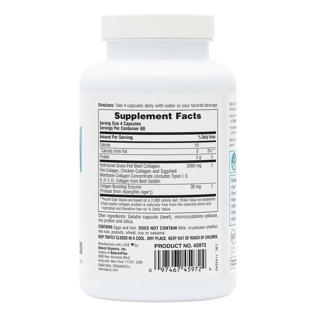 Cápsulas de péptidos de colágeno (240 unidades)