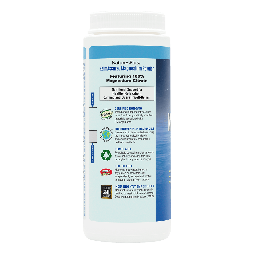 Polvo de Magnesio Citrate KalmAssure® 0,8 lb - 60 porciones