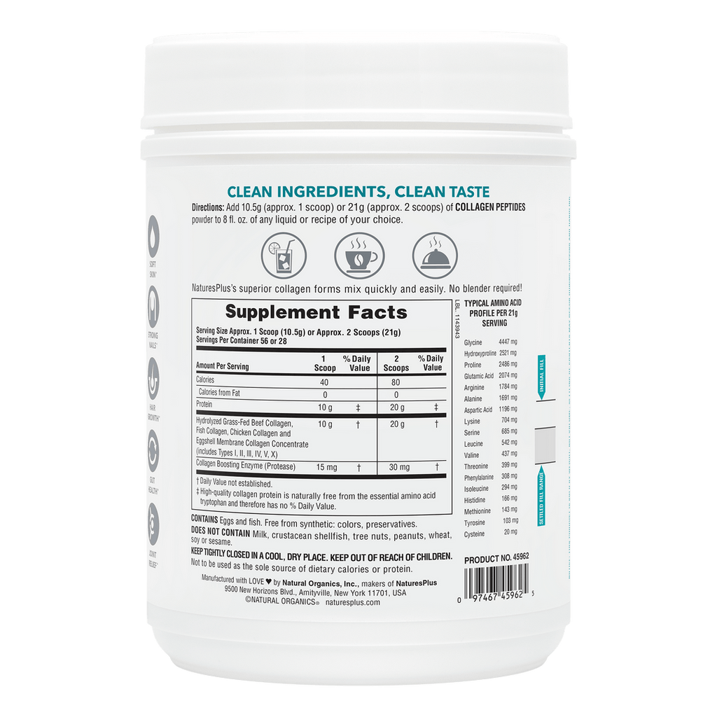 Péptidos de colágeno Powder 1.30 Lib.