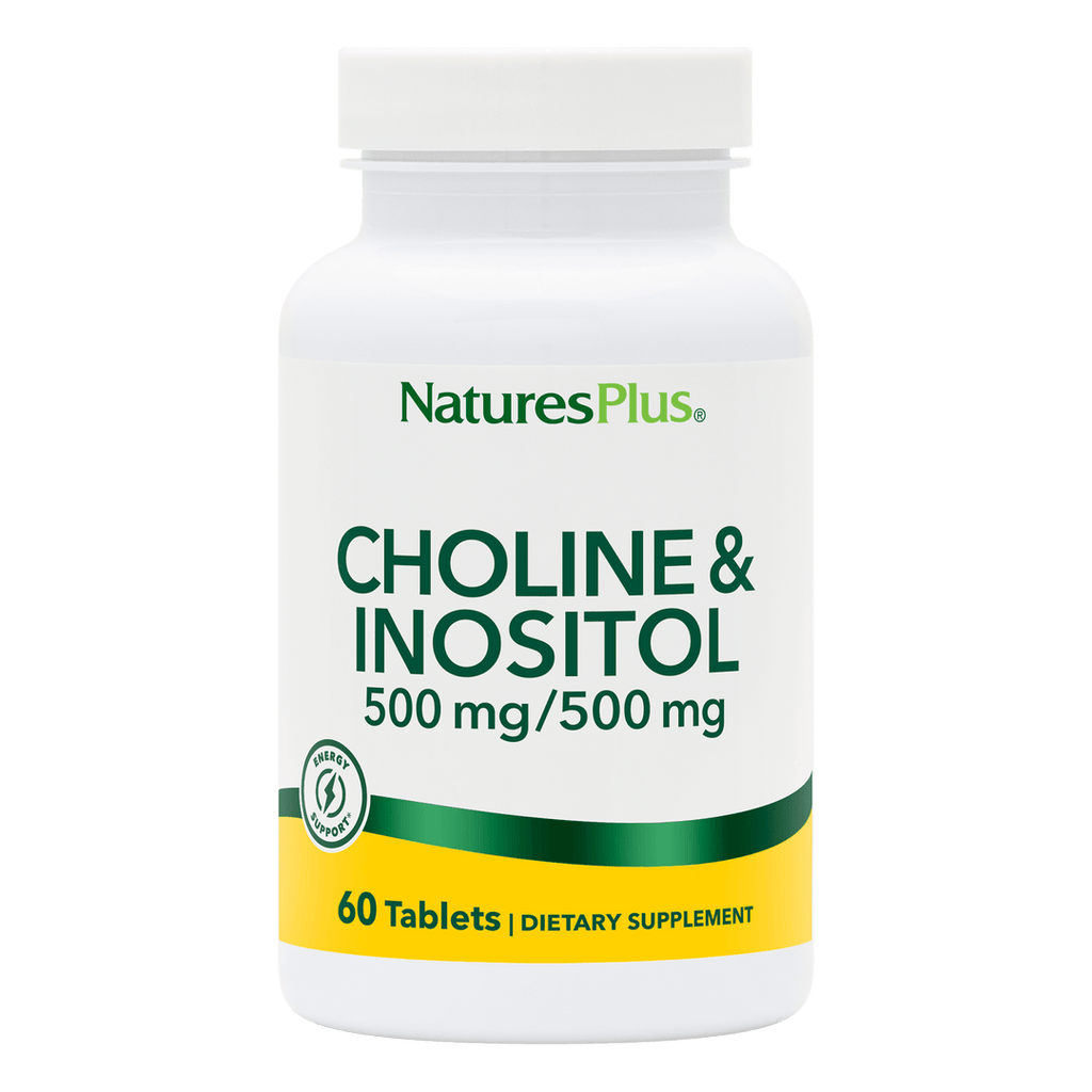 Comprimidos de colina e inositol de 500 mg
60 unidades