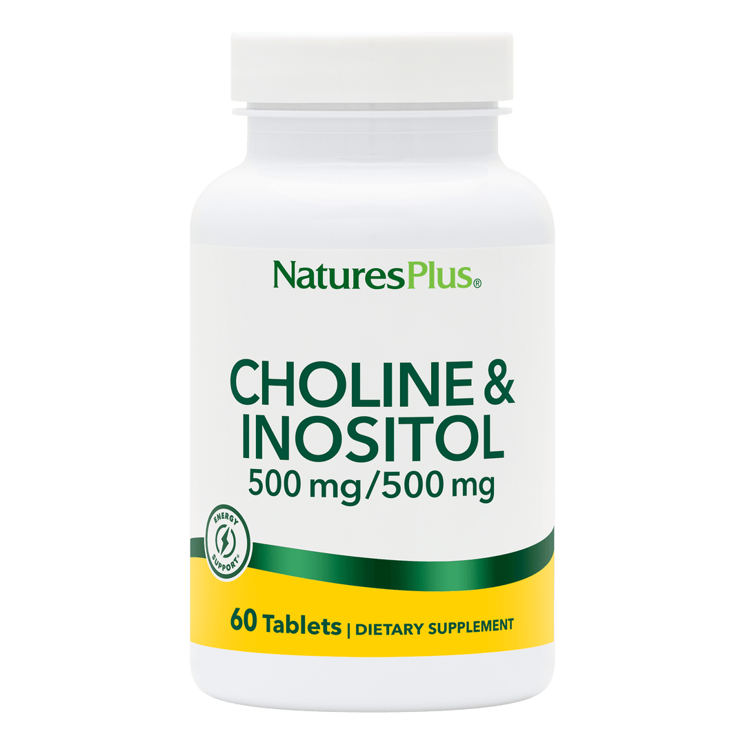 Comprimidos de colina e inositol de 500 mg
60 unidades