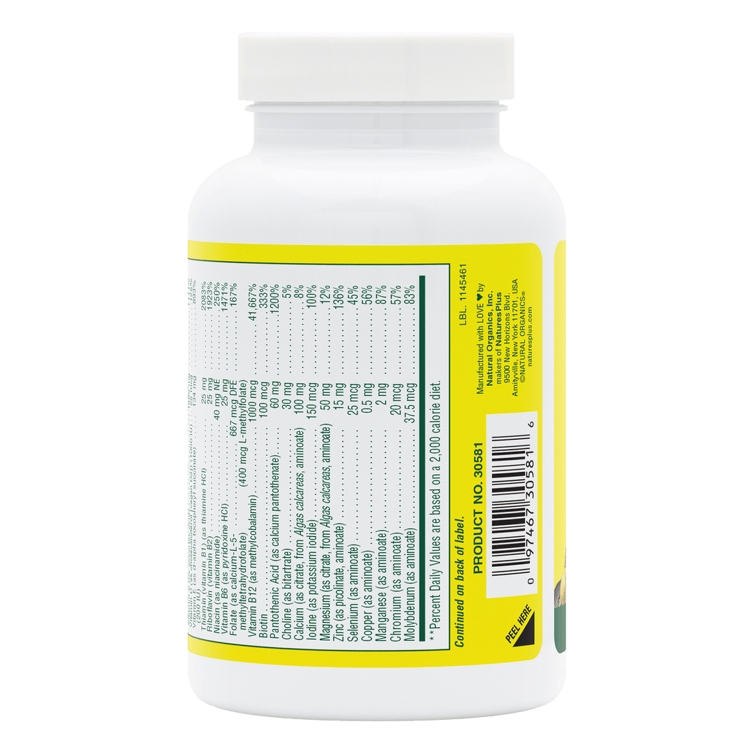 Comprimidos multivitamínicos sin hierro Source of Life® 90 unidades