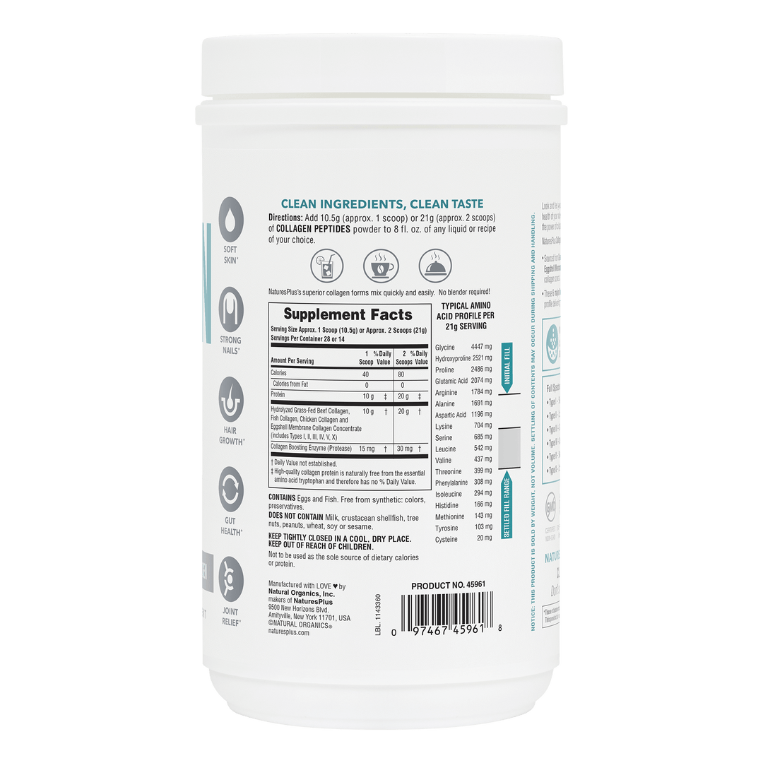 Péptidos de colágeno 0,65 lb