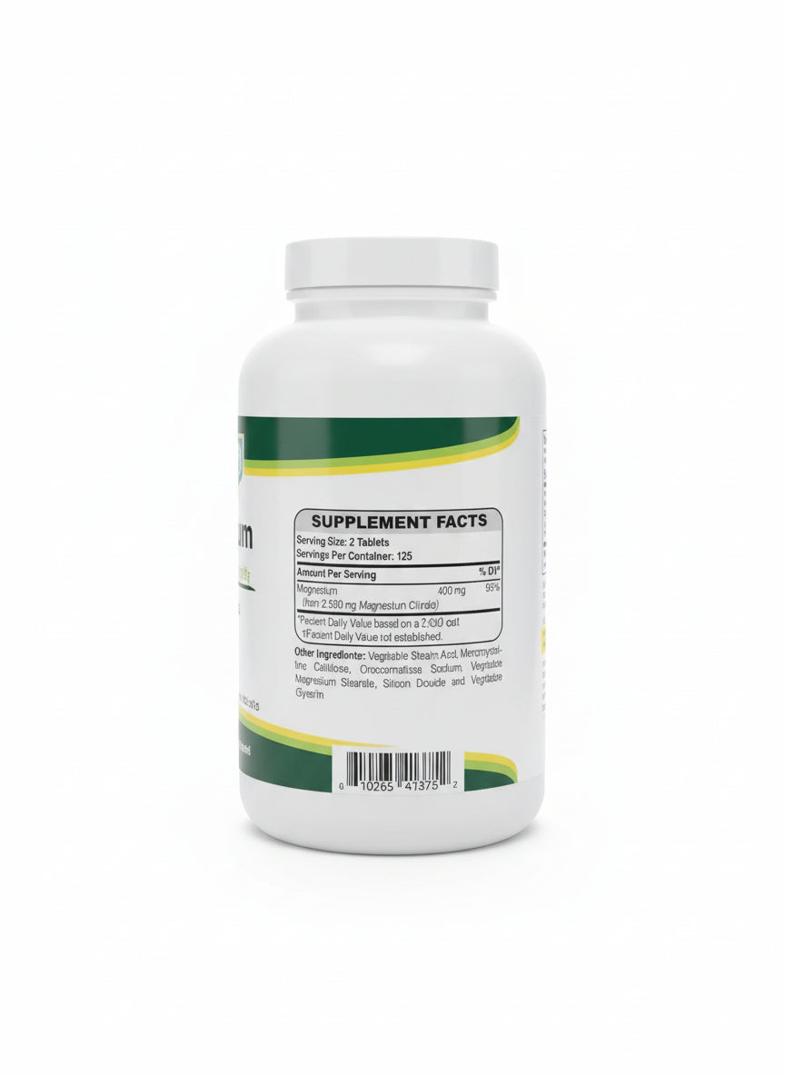 MAGNESIO CITRATE 400 MG. (250 cápsulas)