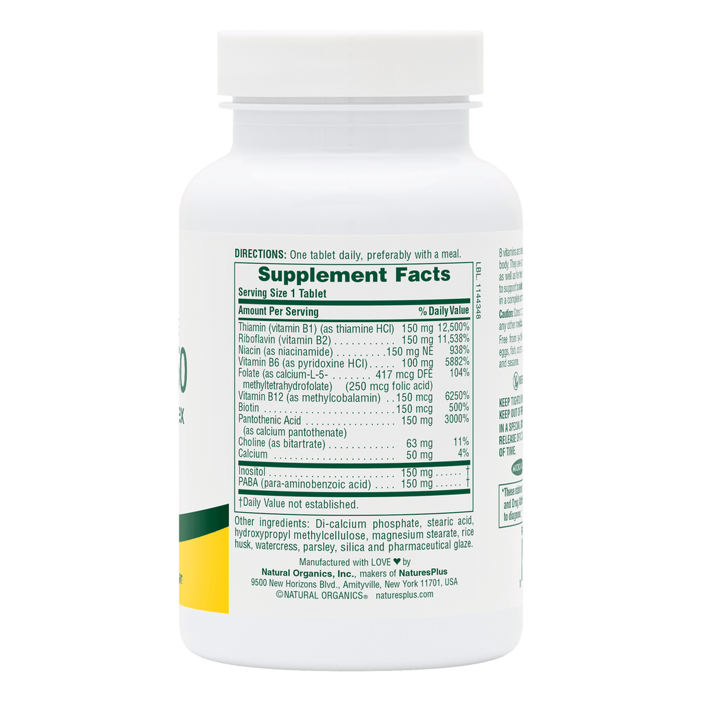 Comprimidos de liberación sostenida Mega B-150
(60 unidades)