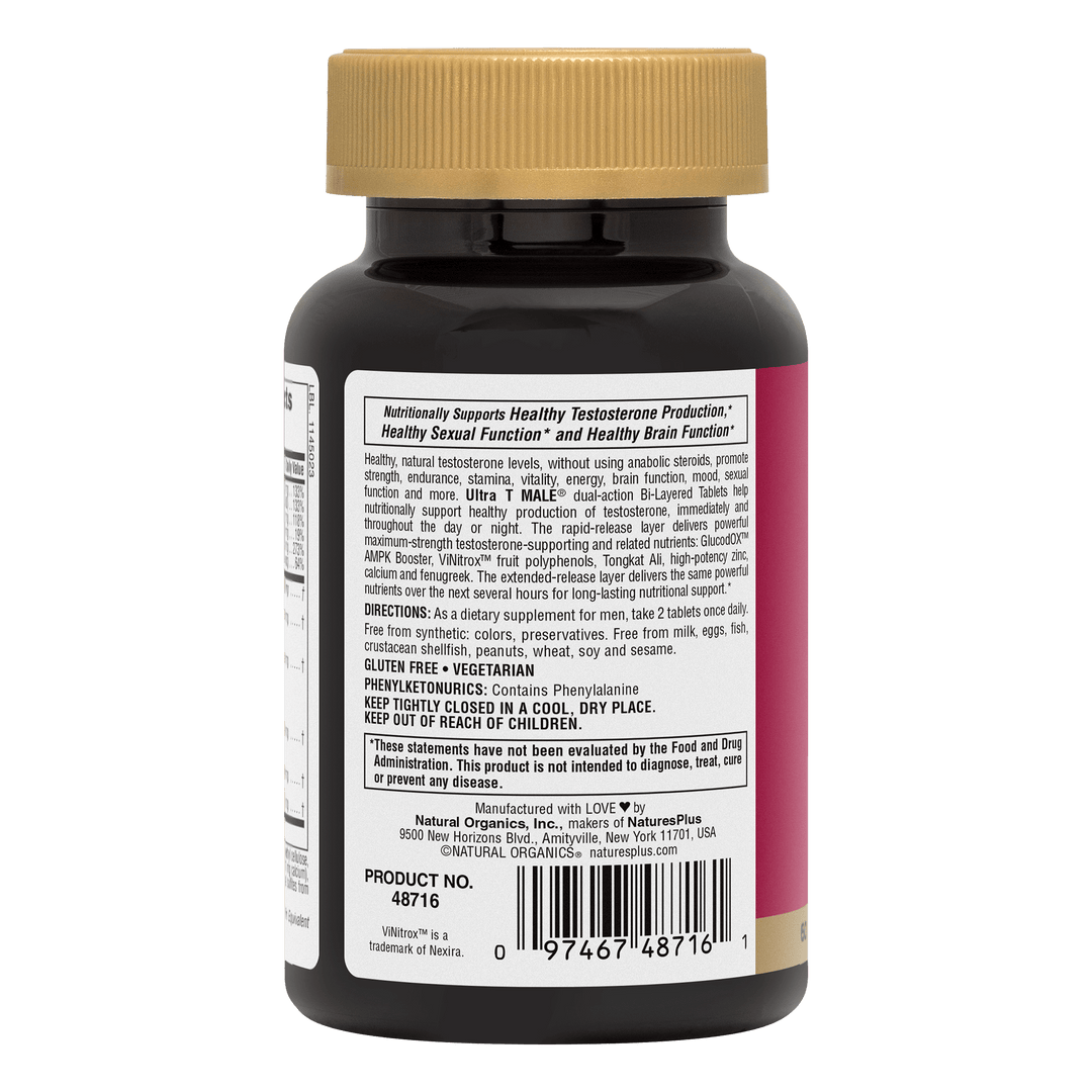 Ultra T MALE ® Comprimidos bicapa de liberación prolongada