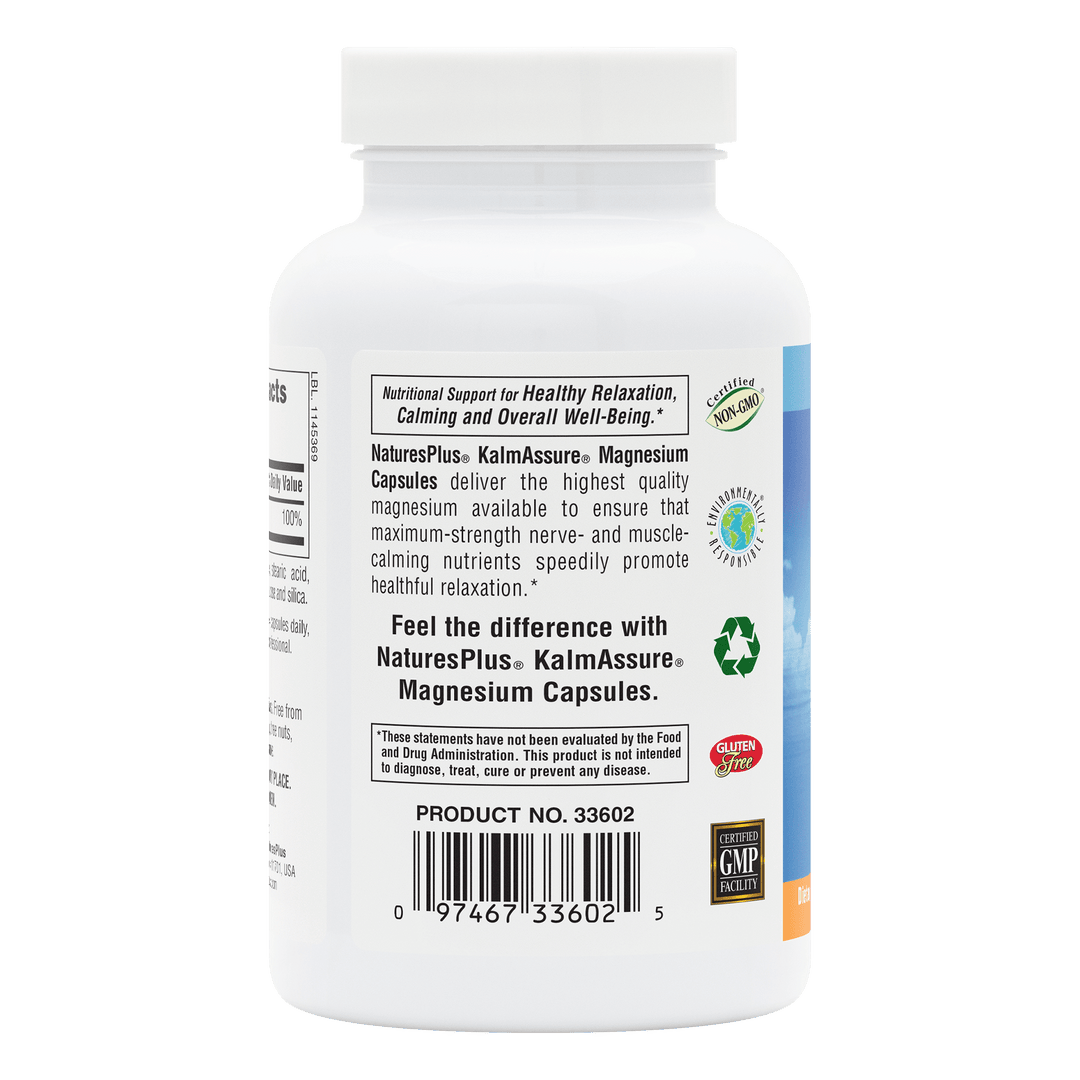 Cápsulas de magnesio Citrate KalmAssure®  (120 unidades)