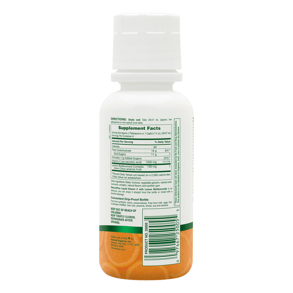 Vitamina C líquida 1000 mg líquida (8 FL OZ)