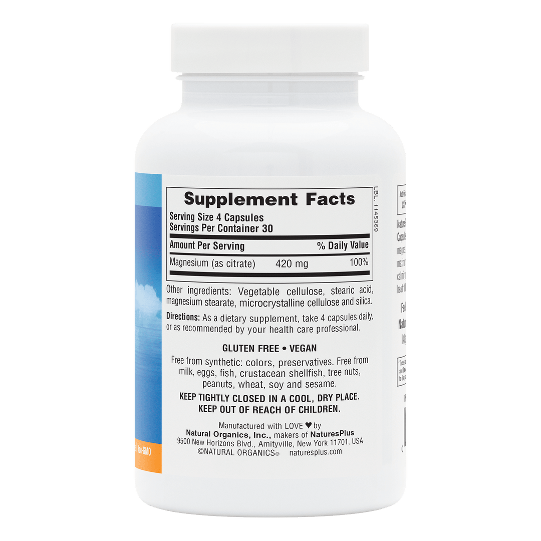 Cápsulas de magnesio Citrate KalmAssure®  (120 unidades)