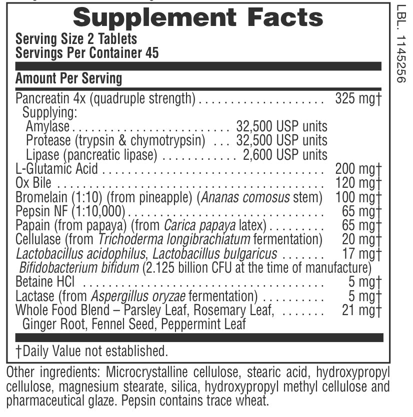 Tabletas Ultra-Zyme 90 unidades