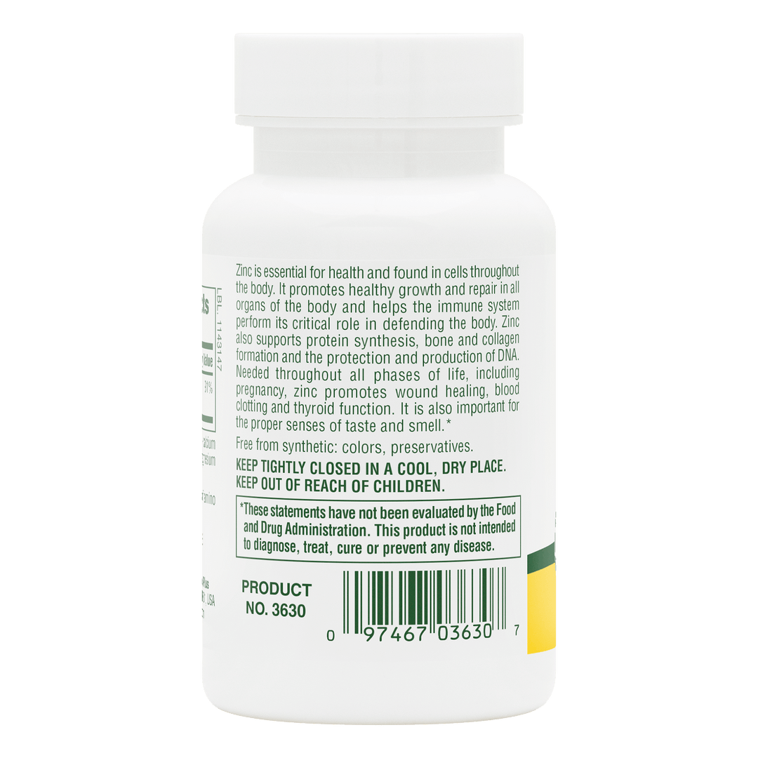 COMPRIMIDOS DE ZINC 10 Mg.