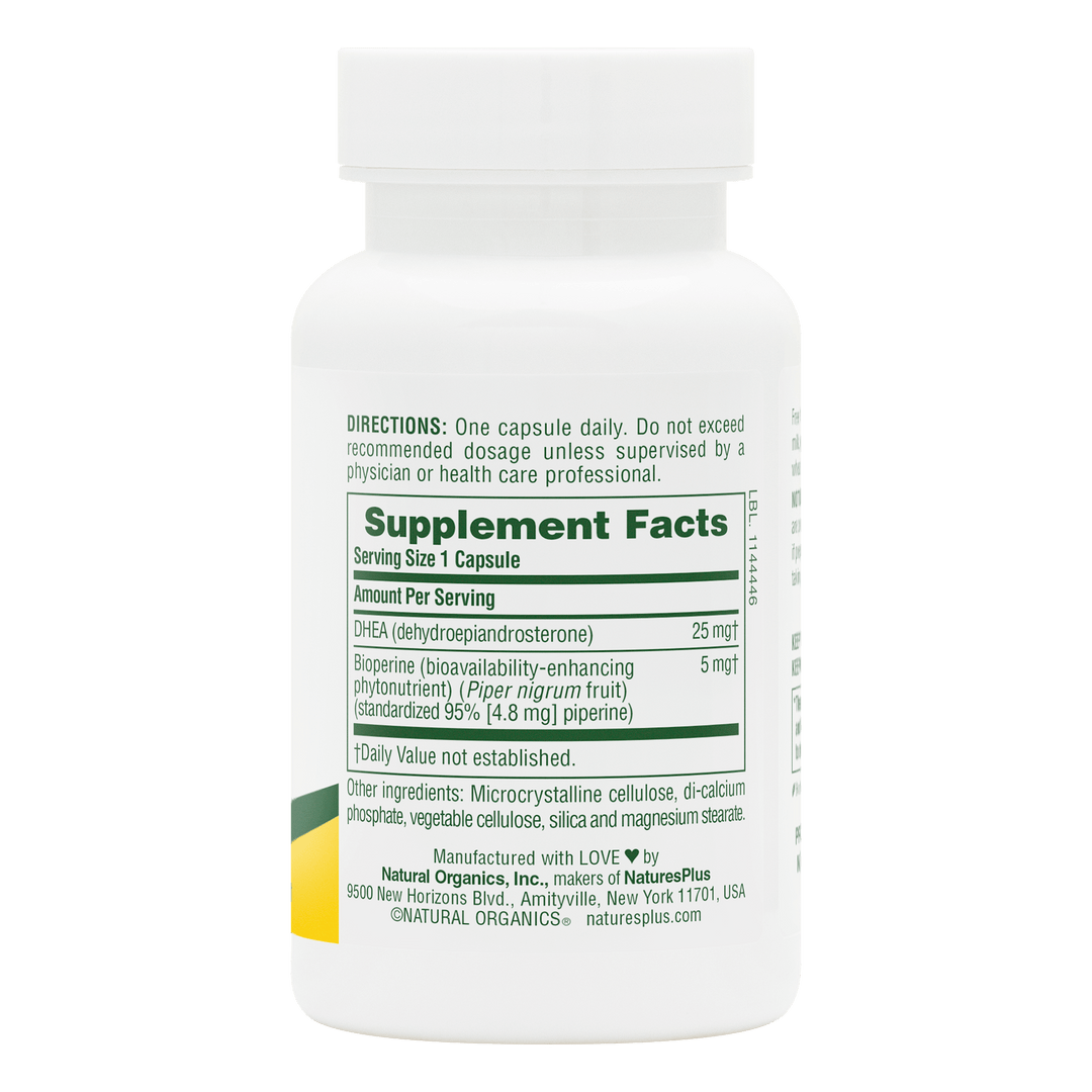 Cápsulas de DHEA-25
60 unidades