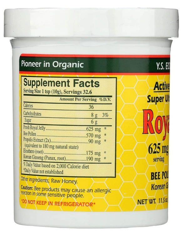 ROYAL JELLY With BEE POLLEN, PROPOLIS, KOREAN GINSENG & ELEUTHERO
