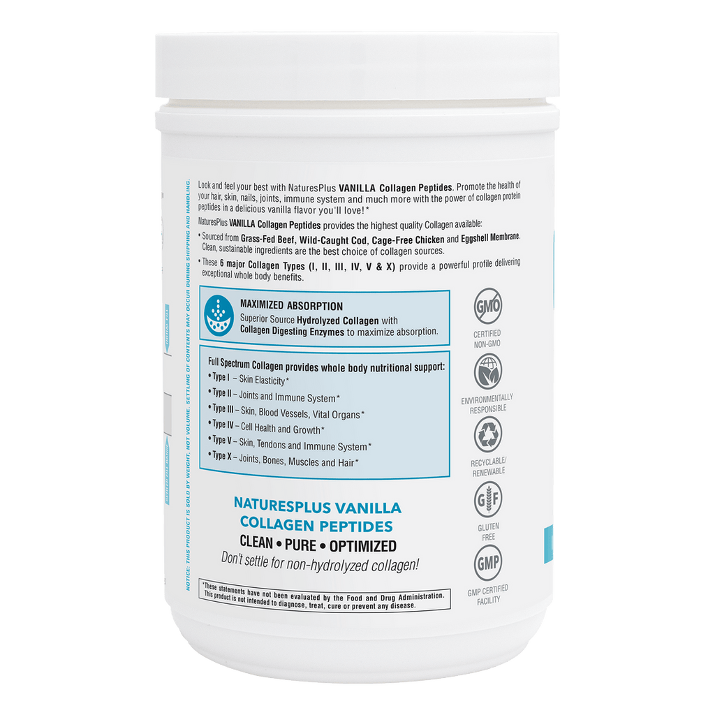 Péptidos de colágeno vainilla
0.80 LB - 14 porciones