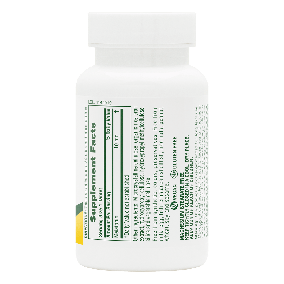 Comprimidos de melatonina de 10 mg. (90 unidades)