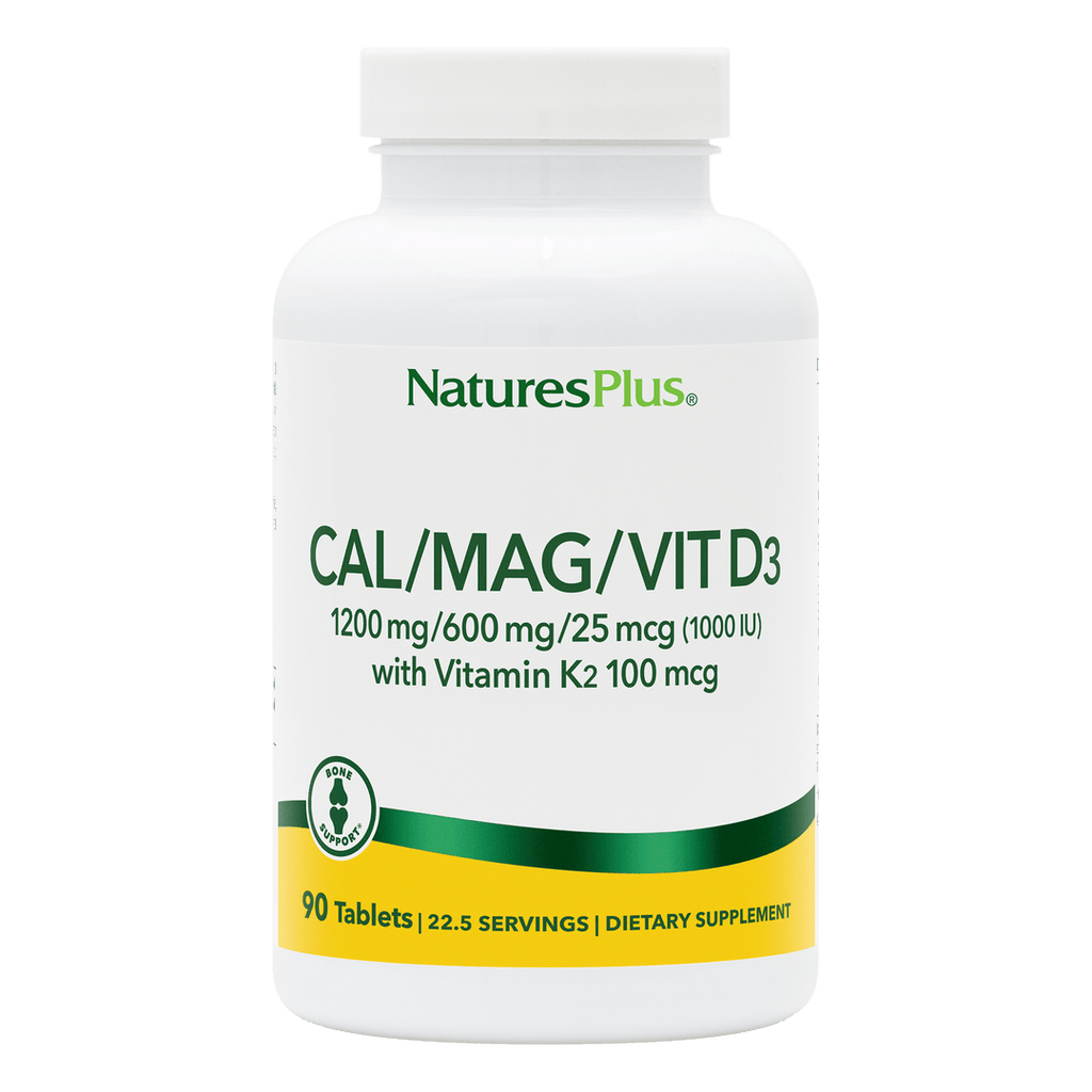 Comprimidos de calcio, magnesio y vitamina D3 con vitamina K2 (90 unidades)
