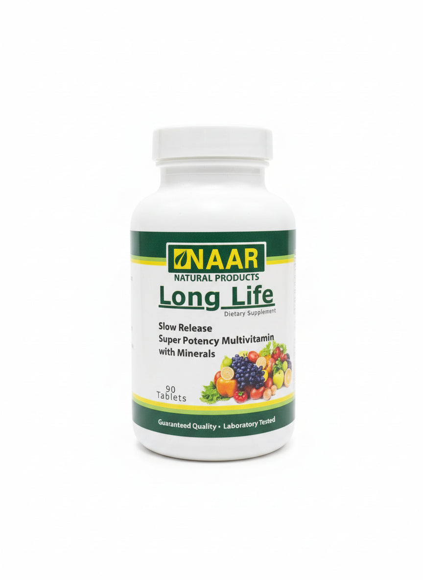 LONG LIFE MULTIVITAMIN (90 Cápsulas)