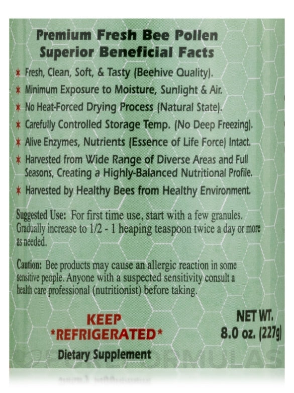 FRES BEE POLLEN 8 onz.