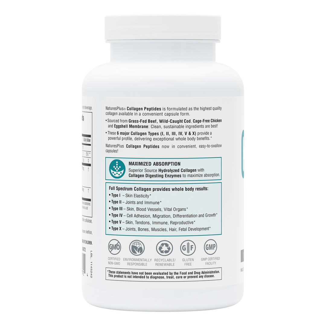 Cápsulas de péptidos de colágeno (240 unidades)