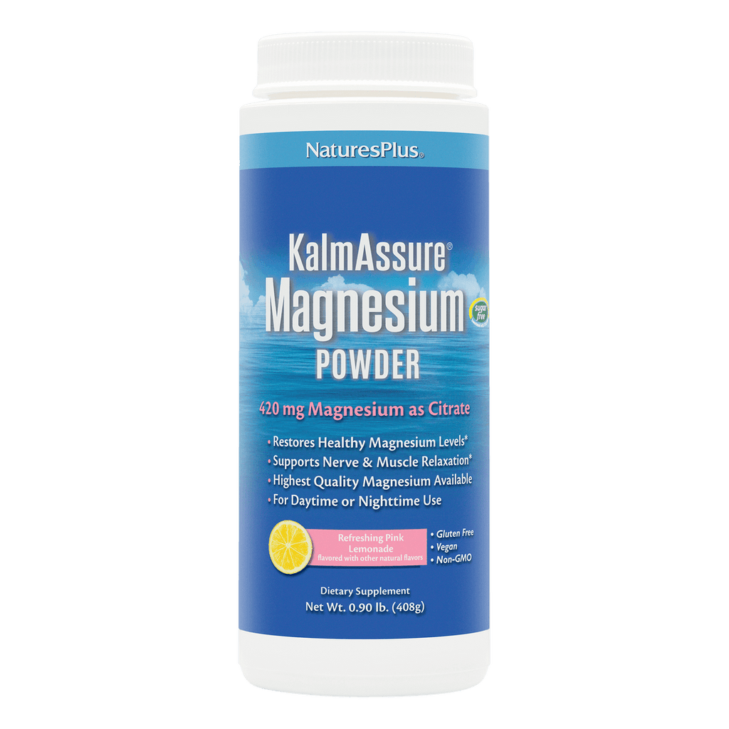 Polvo de magnesio Citrate KalmAssure® Limonada rosa 0,9 lb